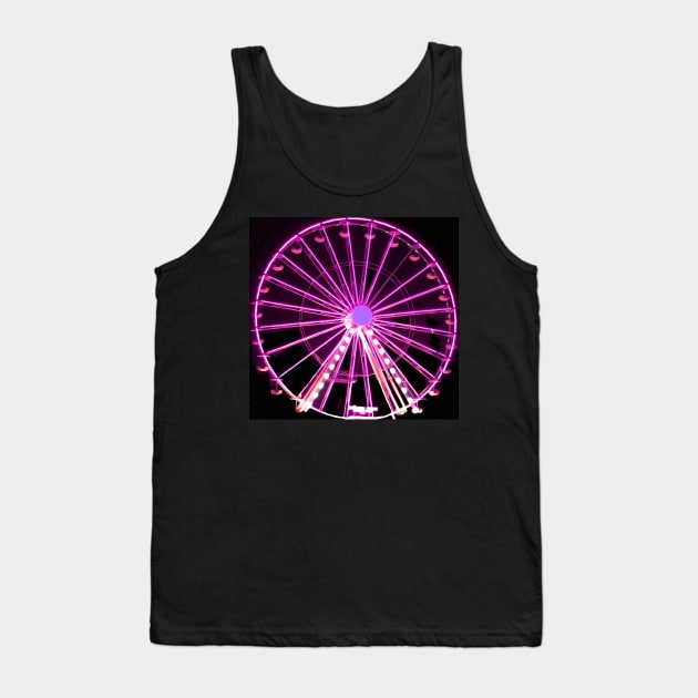 Neon ferris wheel no. 2 Tank Top by asanaworld